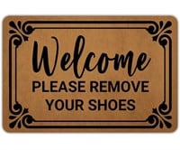 Welcome Doormat Welcome Please Remove Your Shoes