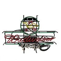 Vintage Budweiser On Tap Neon Advertising Sign