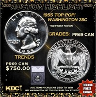 Proof ***Auction Highlight*** 1955 Washington Quar