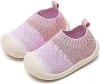 Babies 14 (5 US, for Ages 6-9M) Hard Sole Mesh
