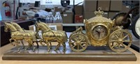 21in. United Stage coach clock. Untested /SHIPS