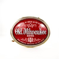 Old Milwaukee Beer Oval Light Advertisement Sign