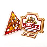 (2) Blatz Beer Advertising Signs