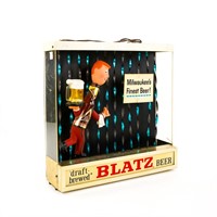 Vintage Blatz Beer Motion Advertisement Sign