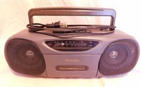 Philco AM/FM radio cassette stereo boombox -