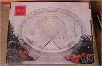 Mikasa nativity glass plate in box - Porcelain