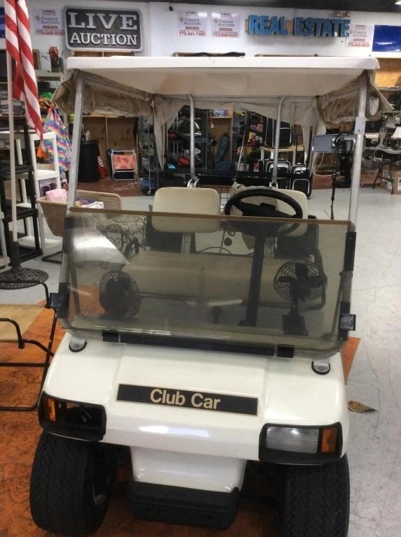 48 V club car two seater golf cart