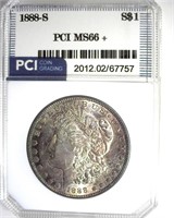 1888-S Morgan MS66+ LISTS $30000