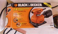 Black & Decker 1/4 Sheet Finishing Sander in box