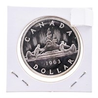 Canada 1963 Silver Dollar