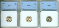 1943-PDS Cent MS67+ LISTS $1725