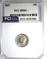 1917 Dime MS64+ LISTS $140