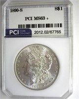 1890-S Morgan PCI MS63+