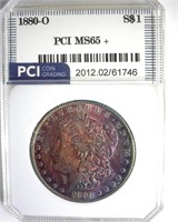 1880-O Morgan MS65+ LISTS $35000