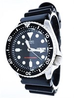 SEIKO Automatic Diver's 200m Watch Rubber Black Ba