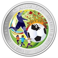 2014 25c 2014 FIFA World Cupª - Coloured Coin