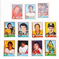 Lot 11 OPC 1973/74 Hockey Cards NHL