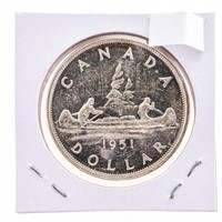 1951 Canada Silver Dollar ARNPRIOR