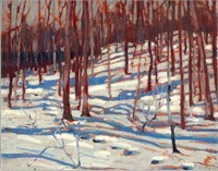 Tom Thomson (1877-1917) "Footsteps In The Snow "
