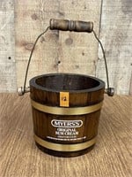 Primitive Rum Cream Bucket w/handle