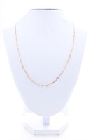 Brazil - 18kt Gold Overlay 22" Figaro Link Neckla