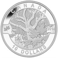 2014 Fine Pure Silver $10 Down by The Old Maple Tr