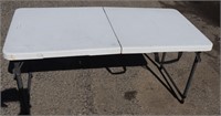 Lifetime Plastic Folding Table