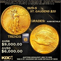 ***Auction Highlight*** 1925-s Gold St. Gaudens Do