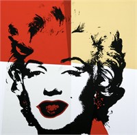 Andy Warhol- Silk Screen "Golden Marilyn 11.38"