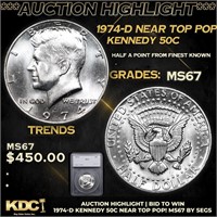 ***Auction Highlight*** 1974-d Kennedy Half Dollar