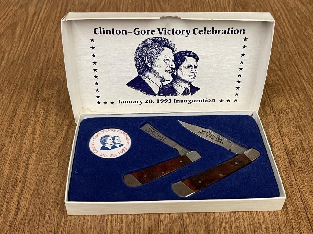 Clinton-Gore Victory Celebration Knife Set