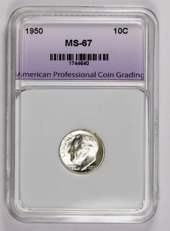 1950 ROOSEVELT SILVER DIME