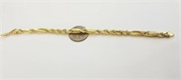 10 Kt Yellow Gold Fancy Link Bracelet