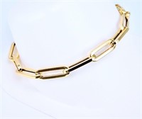 14 Kt Fancy Link Bracelet