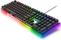 RK918 Wired Mechanical Keyboard  RGB Backlit  LED