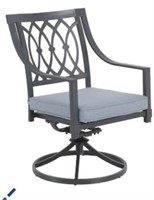 4pc Set - Allen + Roth - Swivel Patio Chairs