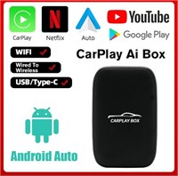 New Wireless Carplay AI box Android Auto Adapter