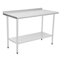 HOCCOT Stainless Steel Table for Prep & Work 24"