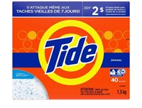 Tide HE Turbo Powder Laundry Detergent Original,