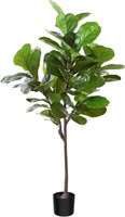 CROSOFMI Artificial Fiddle Leaf Fig Tree 50"
