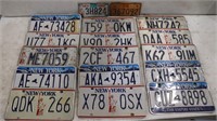 (18) Misc. New York License Plates