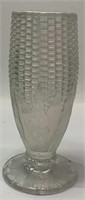 Northwood Iridescent Glass Corn Design Vase