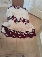 Afghan blanket, handmade.