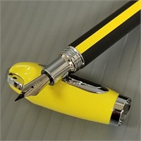 Ducati Company yellow fountain pen with box