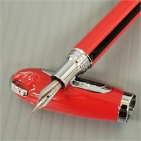Ducati Company red fountain pen with box