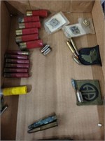ASSORTED AMMO AND PATCHES