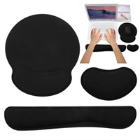 17.5*3.15*0.9 inches keyboard wrist rest pad and 9