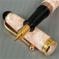 Aurora "venera" pennino oro massiccio fountain pen