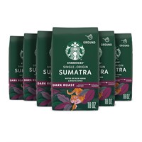 (LOT OF 2)Starbucks Sumatra Coffee, 18OZ(PK of 6)