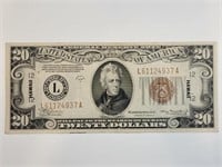 1934A $20 Reserve Note Hawaii FR-2305